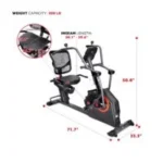 Sunny Health & Fitness Smart Recumbent Cross Trainer Elliptical Exercise Bikes. - Image 3