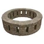 Stonehenge 58 in. x 16 in. Concrete Fire Pit Kit in Northwest Blends.