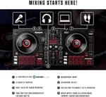 Numark Mixtrack Platinum FX Serato DJ Controllers with Jog Wheel Displays, 4 Decks, Mixers, Effects Paddles and (Audio Interface) - Image 7