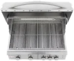 Blaze 32 Inch 4-Burner LTE Gas Grills with Rear Burner and Built-in Lighting System - Image 3