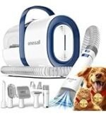 oneisall Dog Vacuum & Dryer for Shedding Grooming, 8 in 1 Dog Grooming Kit with Metal Blade Pet Clippers, Adjustable Speed and Temperature Control Blower - Image 5
