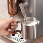 Café Affetto Automatic Espresso Machine + Milk Frother | Built-In & Adjustable Espresso Bean Grinders | One-Touch Brew in 90 Seconds | Steel Silver, 1.2 Liter, (C7CEBBS2RS3) - Image 2