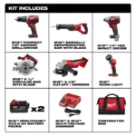Milwaukee M18 Cordless Lithium-Ion 6-Tool Combo Kit - Image 4