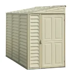 DuraMax Building Products 4-ft x 8-ft Sidemate Off-white Lean-to Vinyl Storage Sheds - Image 4